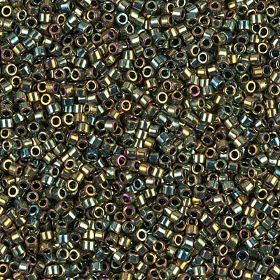 Bead 11/0 - DB0024 - Metallic Olive Green Iris