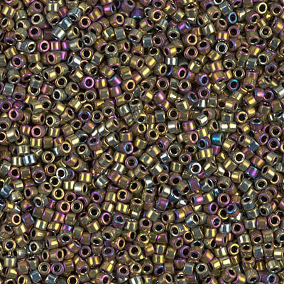 Bead 11/0 - DB0029 - Metallic Golden Olive Iris